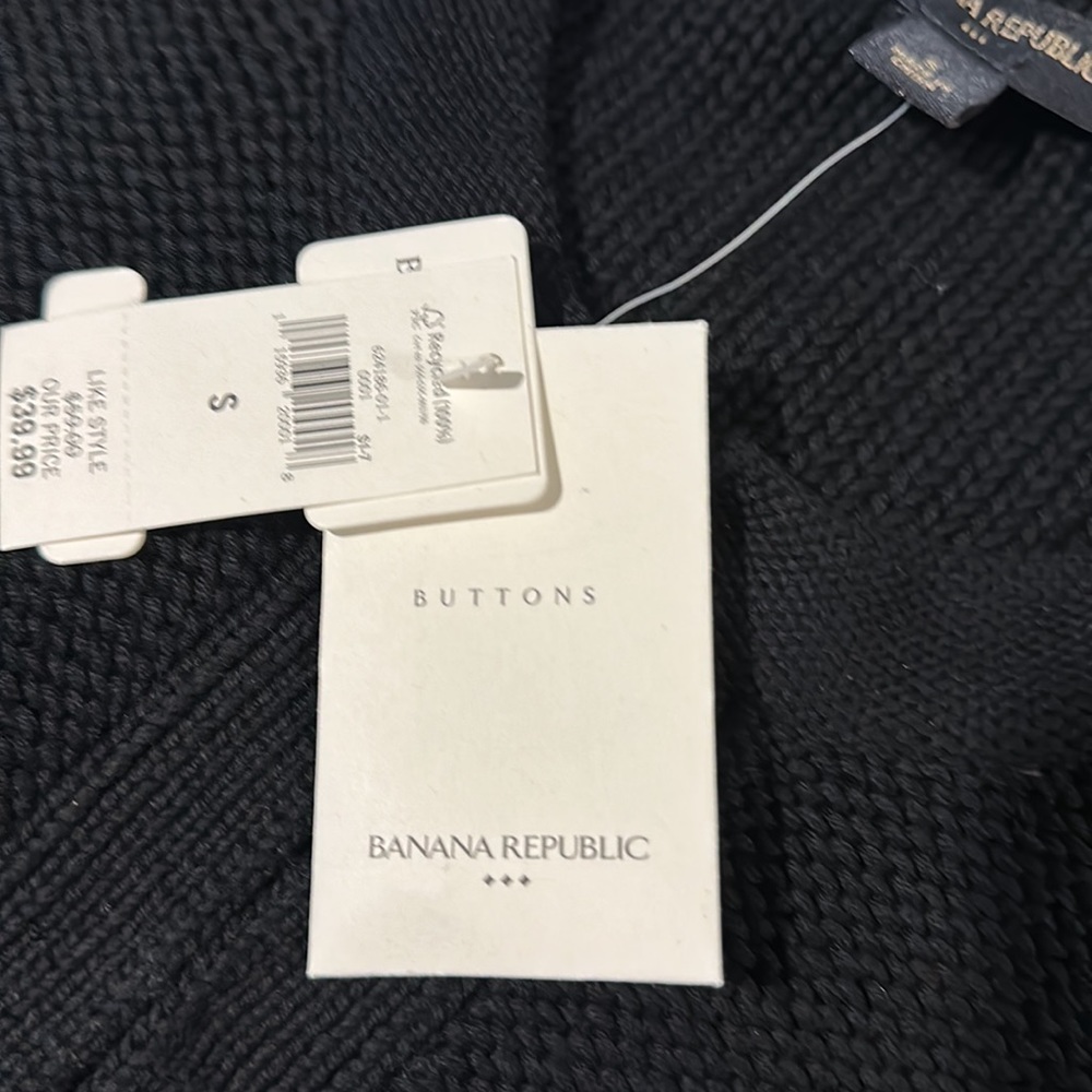 NWT Banana Republic sweater/ cover size Small 100% cotton - Picture 8 of 11